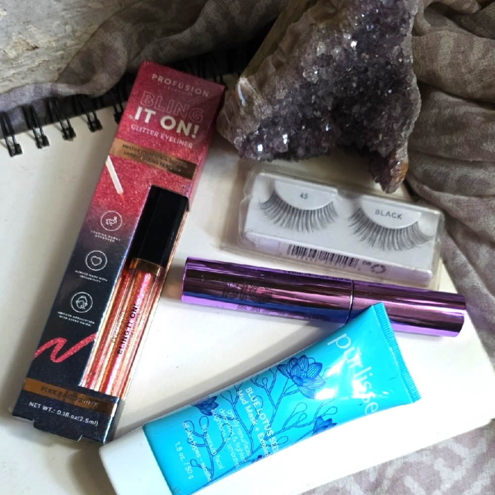 Beauty Grab Bag Bundle Lash Purlisse Mask Eye Sparkle Lotus